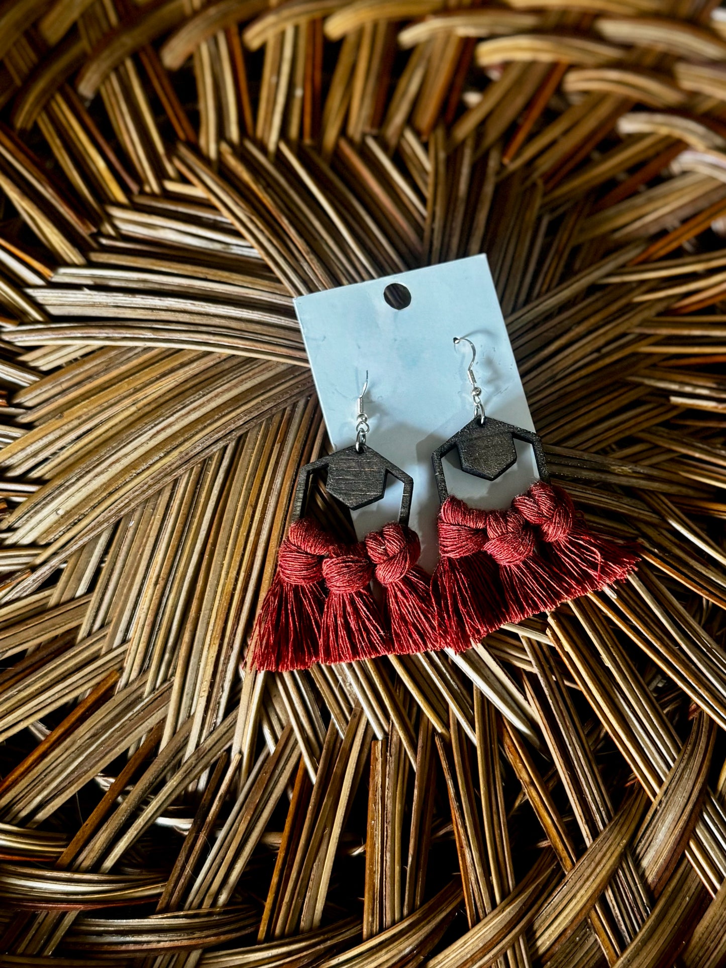 Boho Earrings - Scarlett Fringe